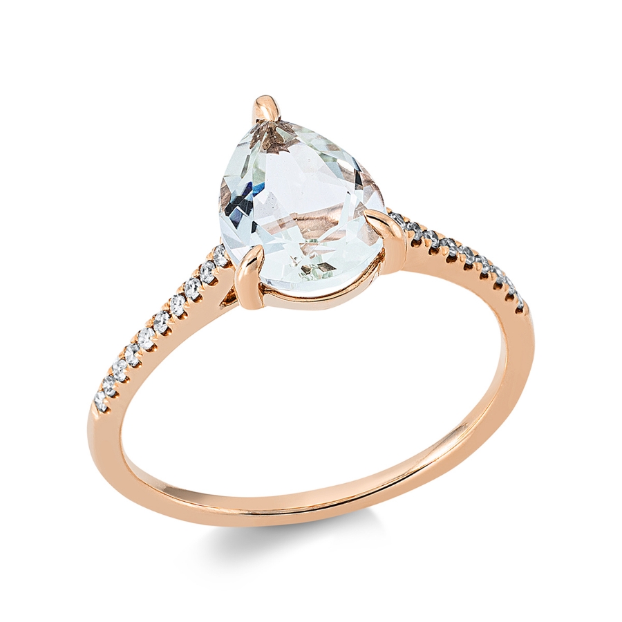 Ring 3er-Krappe 18 kt RG
