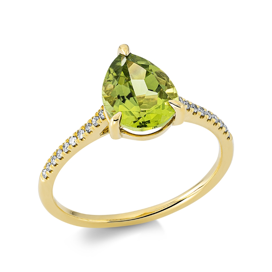 Ring 3er-Krappe 18 kt GG