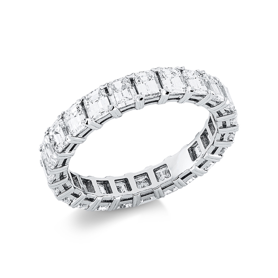 Infinity Memoire Ring  18kt Weißgold mit 3,35ct Diamanten
