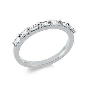 Memoire halb Ring  18kt Rotgold mit 0,52ct Diamanten
