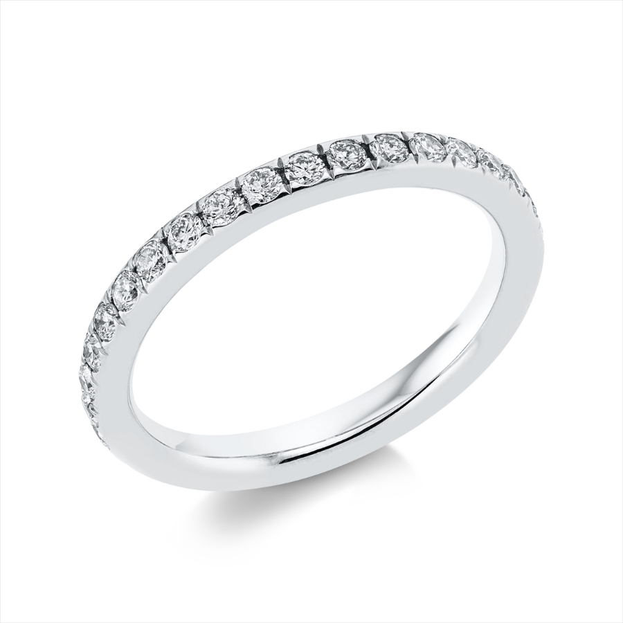Infinity Memoire Ring  14kt Weißgold mit 0,62ct Diamanten