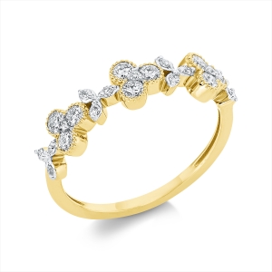 Ring 18 kt GG+WG