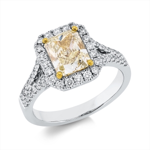 Ring 18 kt WG+GG, IGI 654441094