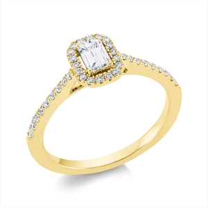 Ring 4er-Krappe 18 kt GG