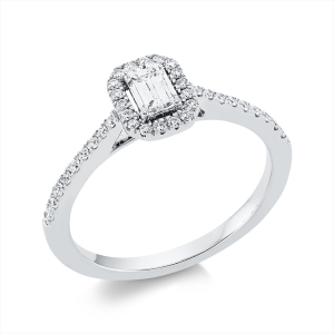 Ring 4er-Krappe 18 kt GG