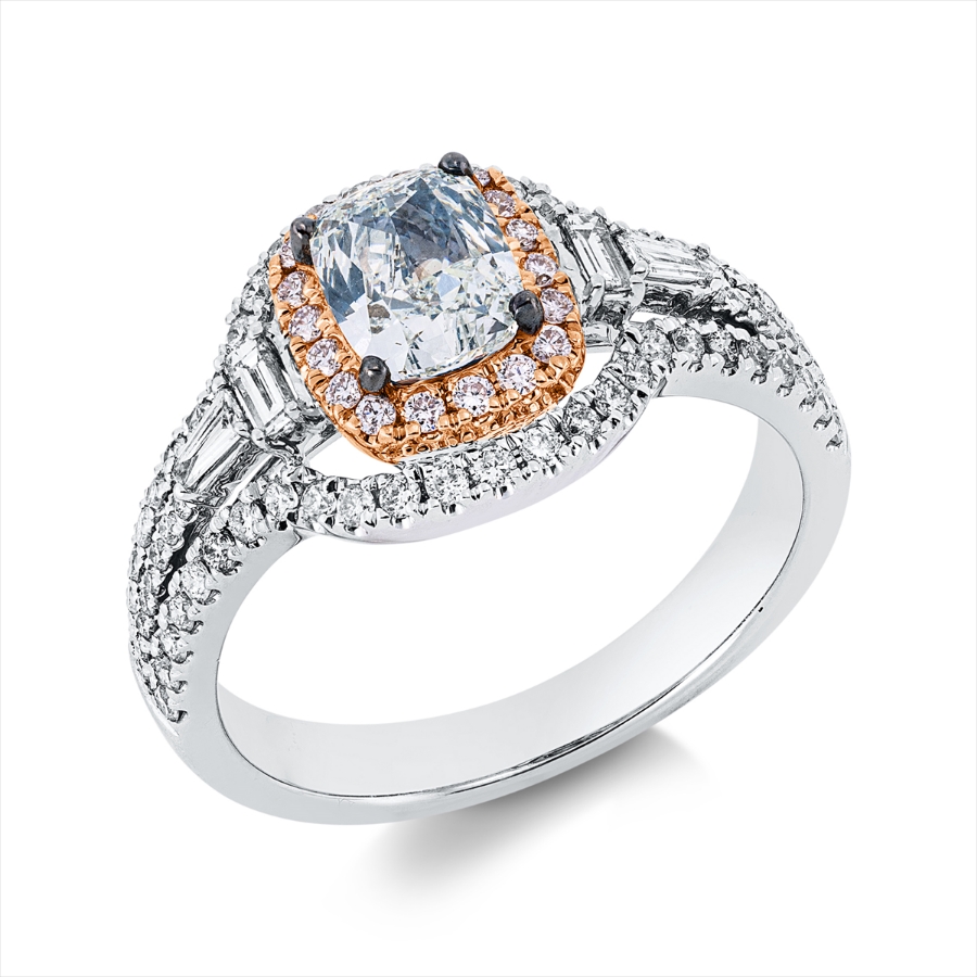 Ring 18 kt WG+RG