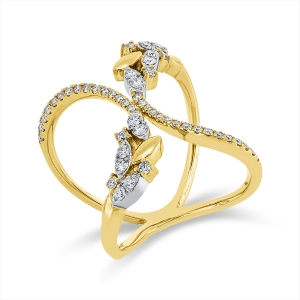 Ring 18 kt GG+WG