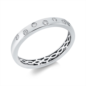 Ring Zarge 18 kt WG