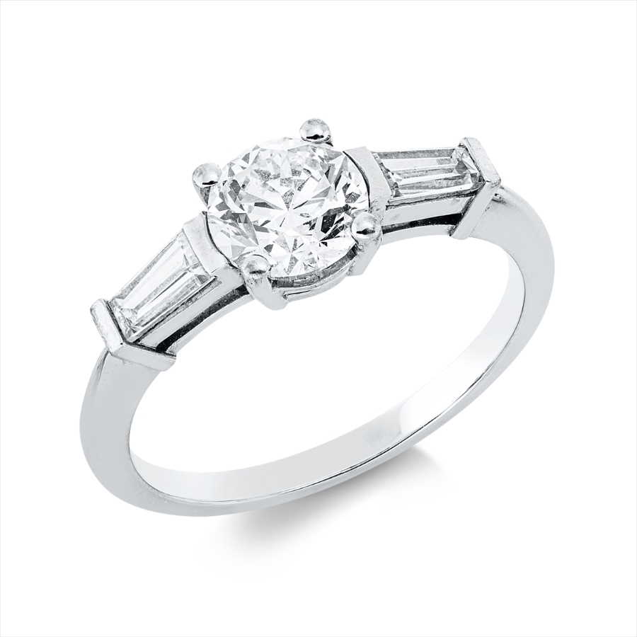 Ring 4er-Krappe 18 kt WG, GIA7502594971