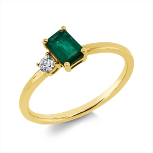 Ring 4er-Krappe 18 kt GG