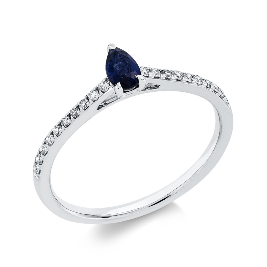 Ring 3er-Krappe 18 kt WG