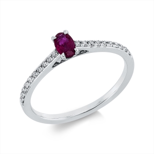 Ring 4er-Krappe 18 kt WG