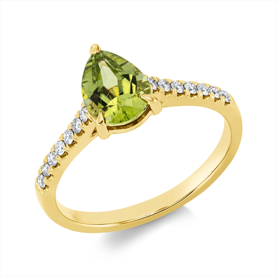 Ring 3er-Krappe 18 kt GG