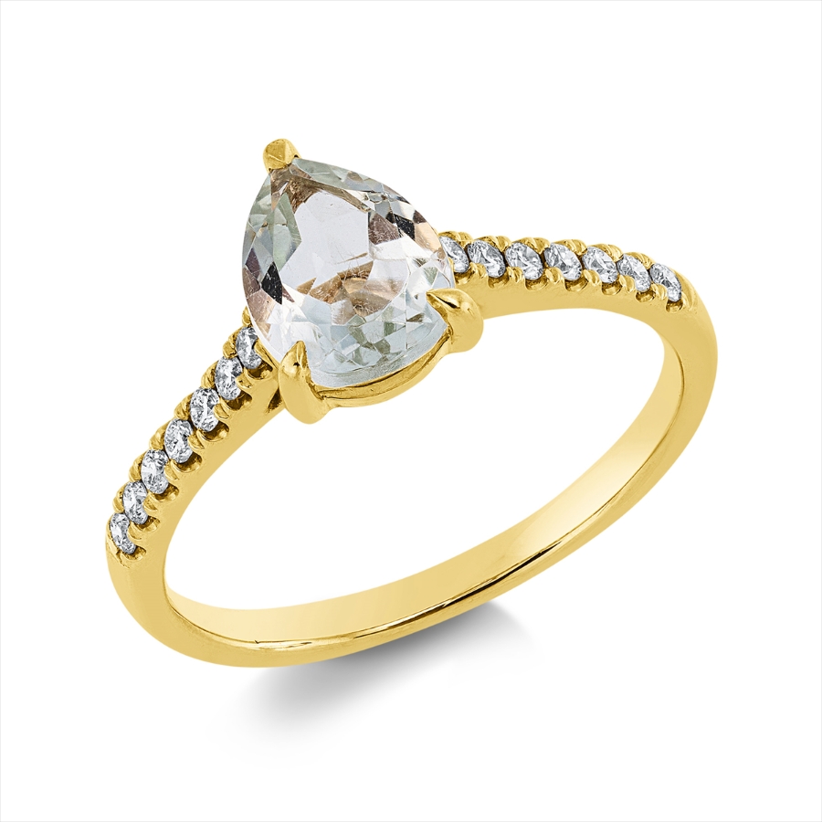 Ring 3er-Krappe 18 kt GG