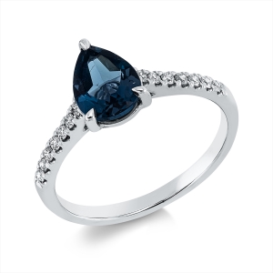 Ring 3er-Krappe 18 kt WG