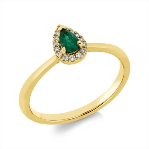 Ring 3er-Krappe 18 kt GG
