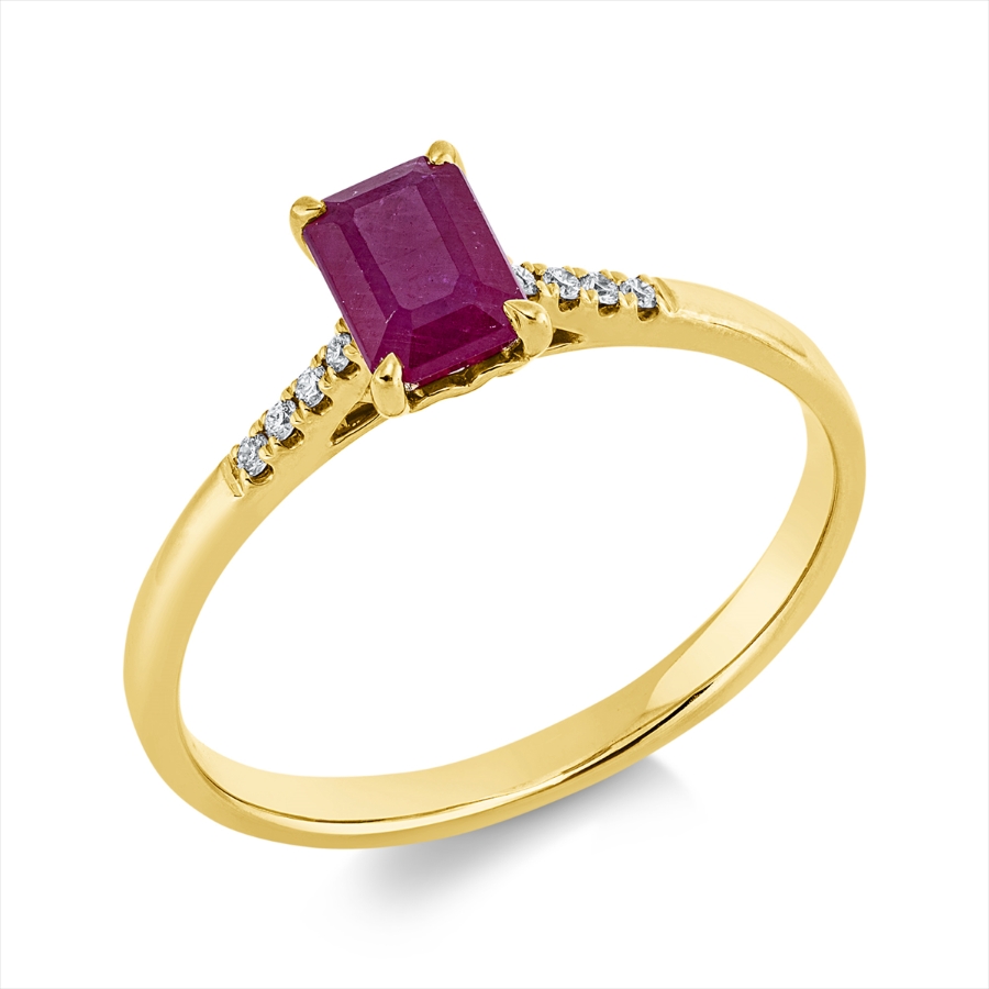 Ring 4er-Krappe 18 kt GG