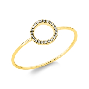 Ring 18 kt GG Kreis