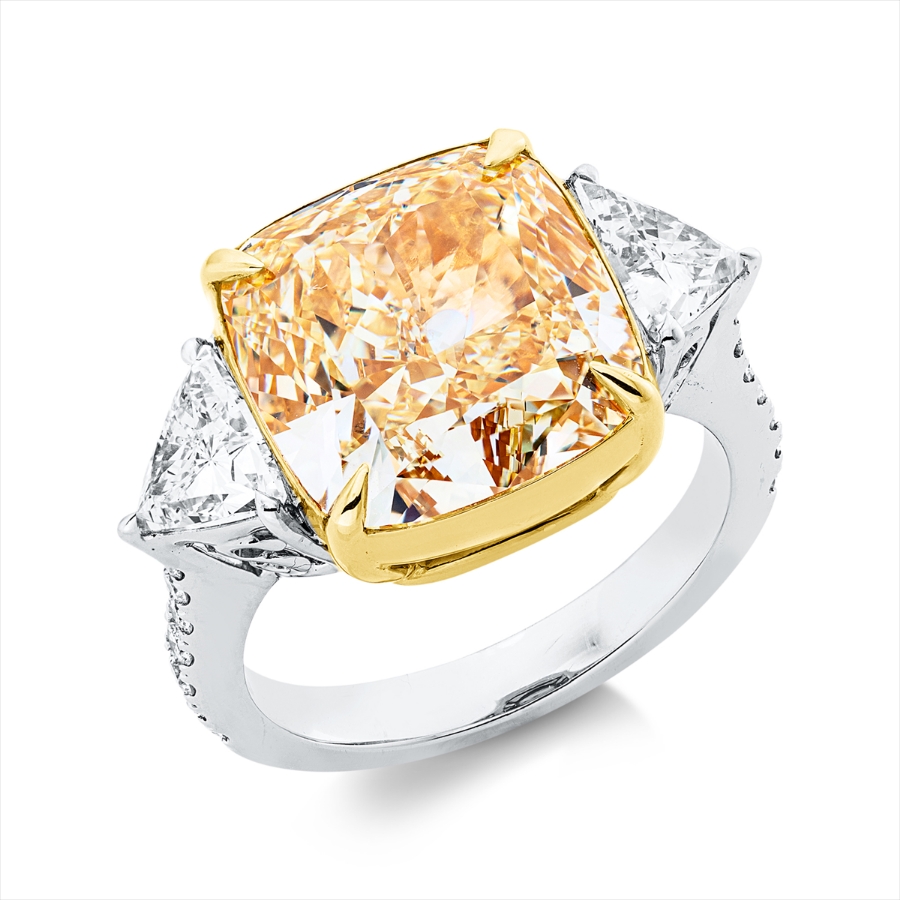 Ring 4er-Krappe 18 kt WG+GG, GIA 5221259622