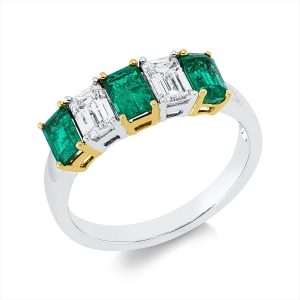 Ring 18 kt WG+GG