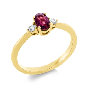 Ring 4er-Krappe 18 kt GG