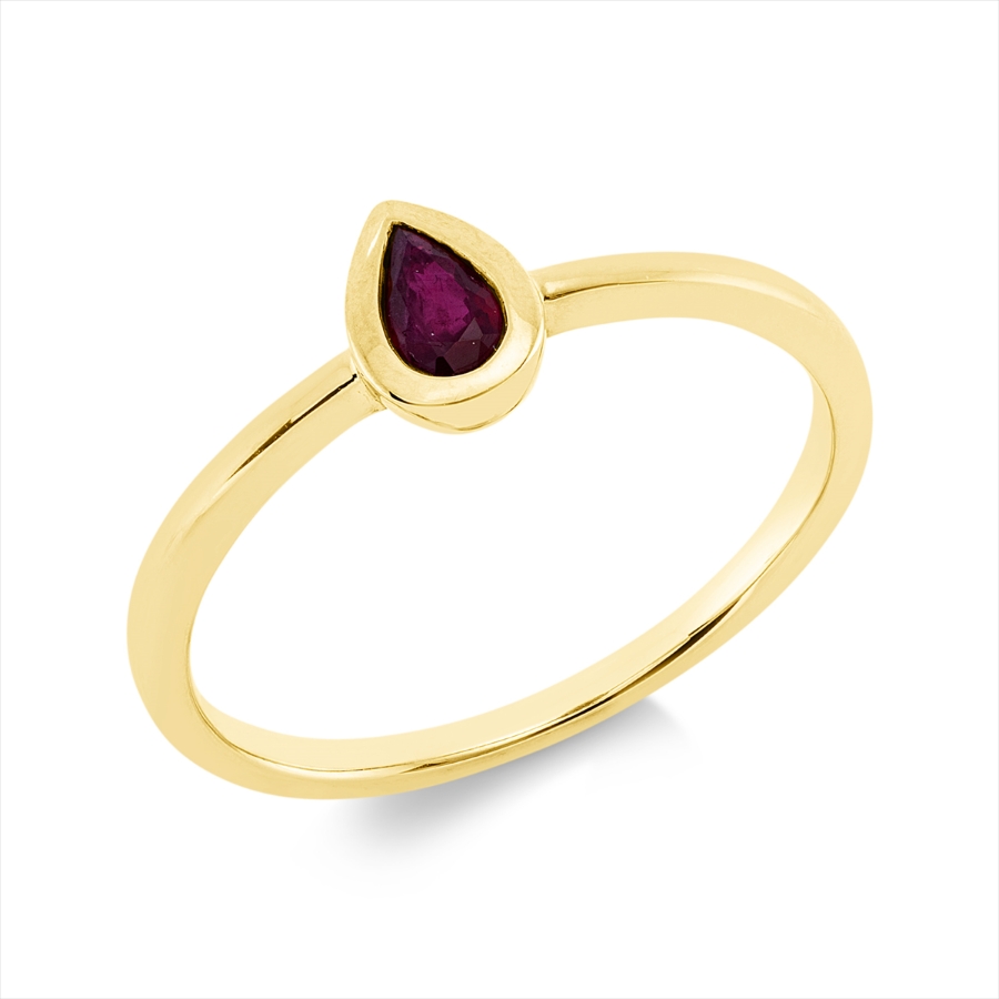 Ring Zarge 18 kt GG Tropfen