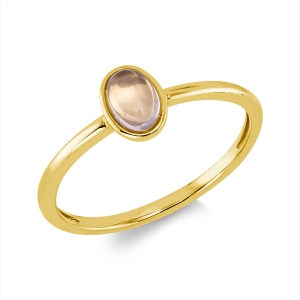 Ring Zarge 18 kt GG Oval