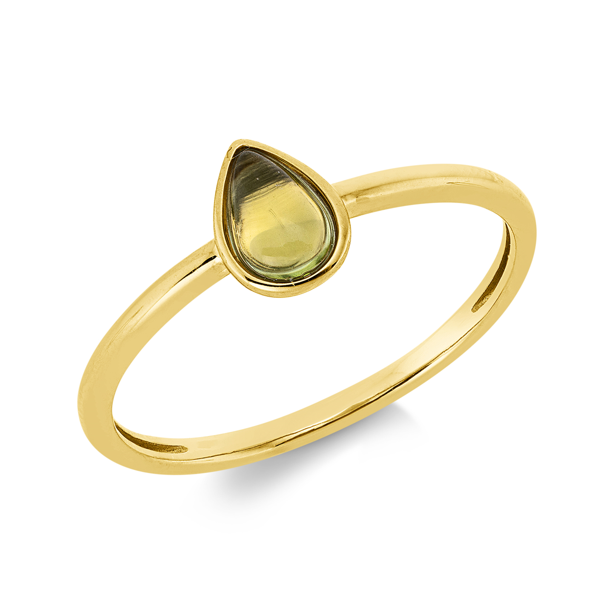 Ring Zarge 18 kt GG Tropfen
