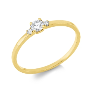 Ring 4er-Krappe 18 kt GG