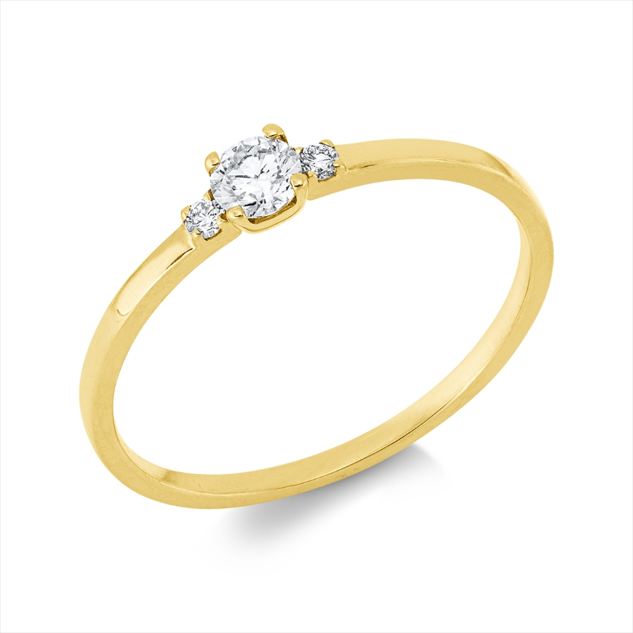 Ring 4er-Krappe 18 kt GG