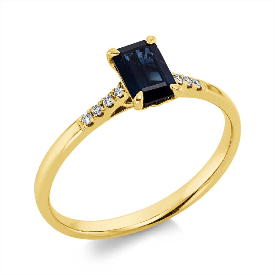 Ring 4er-Krappe 18 kt GG
