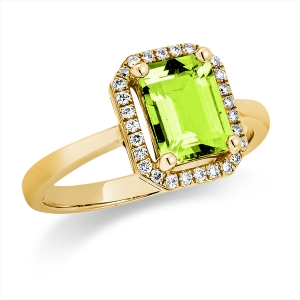 Ring 4er-Krappe 18 kt GG