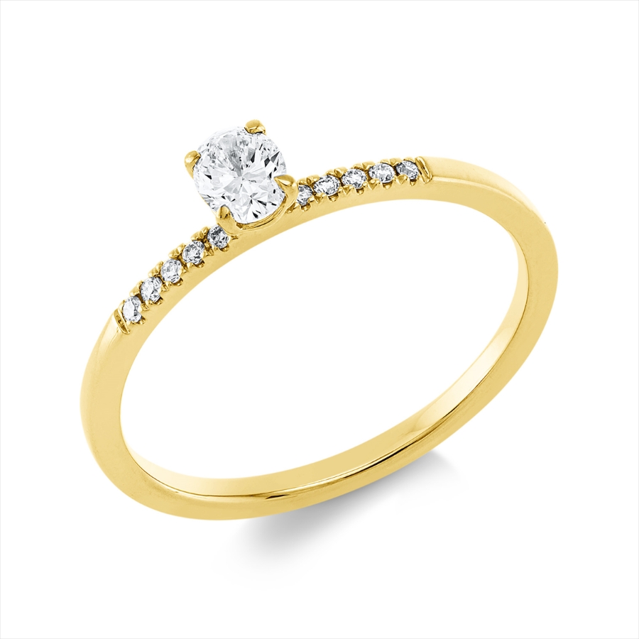 Ring 4er-Krappe 18 kt GG