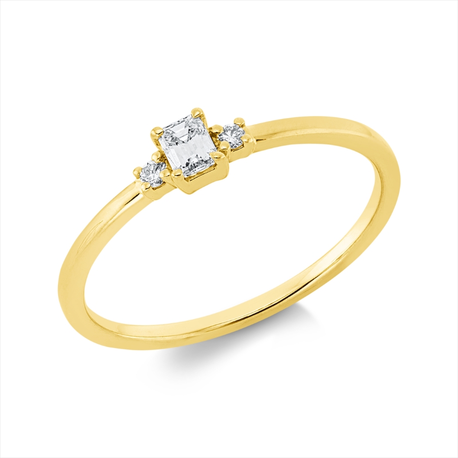 Ring 4er-Krappe 18 kt GG