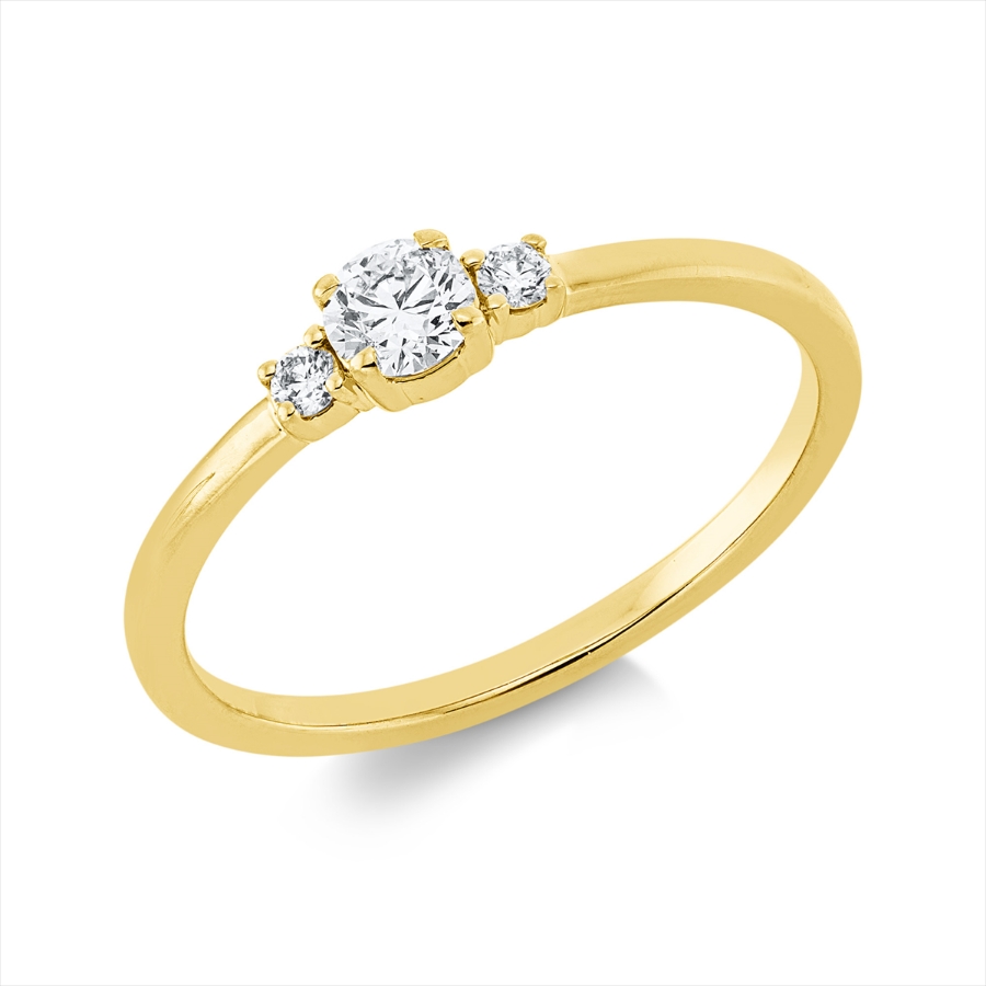 Ring 4er-Krappe 18 kt GG