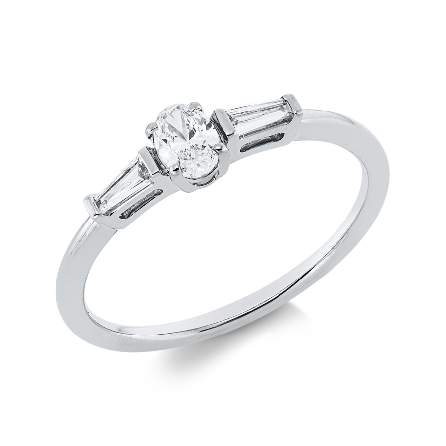 Ring 4er-Krappe 18 kt GG