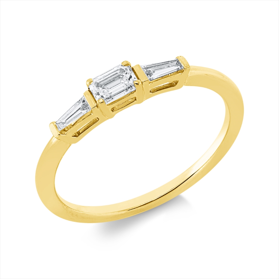 Ring 4er-Krappe 18 kt GG
