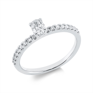 Ring 4er-Krappe 18 kt GG