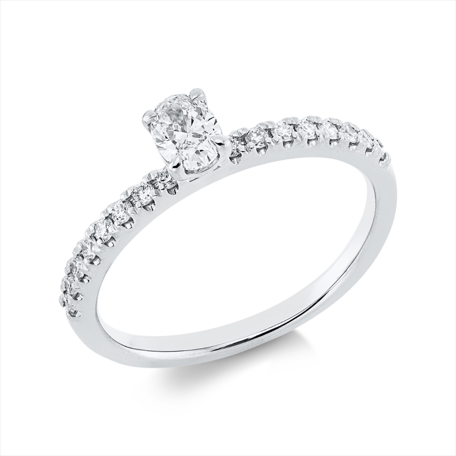 Ring 4er-Krappe 18 kt GG