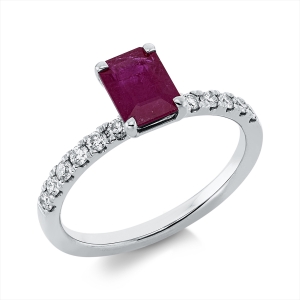 Ring 4er-Krappe 18 kt GG