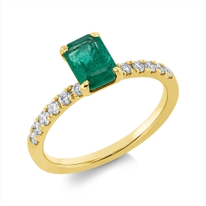 Ring 4er-Krappe 18 kt GG