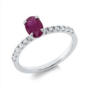 Ring 4er-Krappe 18 kt GG
