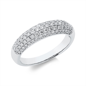 Pavé Ring  18kt Gelbgold mit 0,67ct Diamanten
