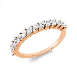 Memoire halb Ring  18kt Gelbgold mit 0,67ct Diamanten