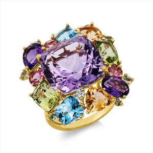 Ring 18 kt GG