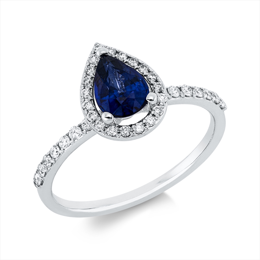 Ring 3er-Krappe 18 kt WG
