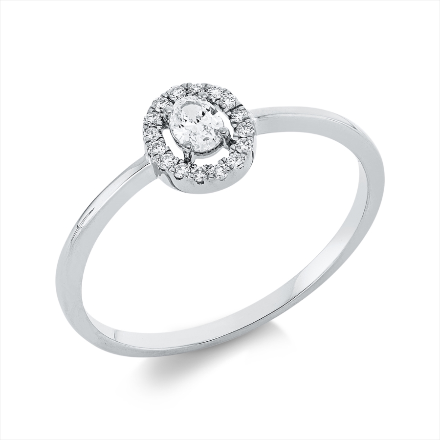 Ring 4er-Krappe 18 kt WG