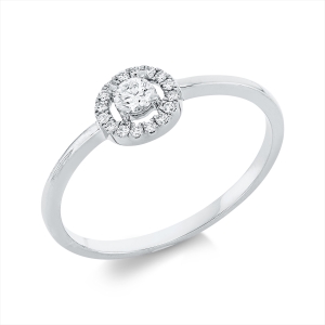 Ring 4er-Krappe 18 kt WG