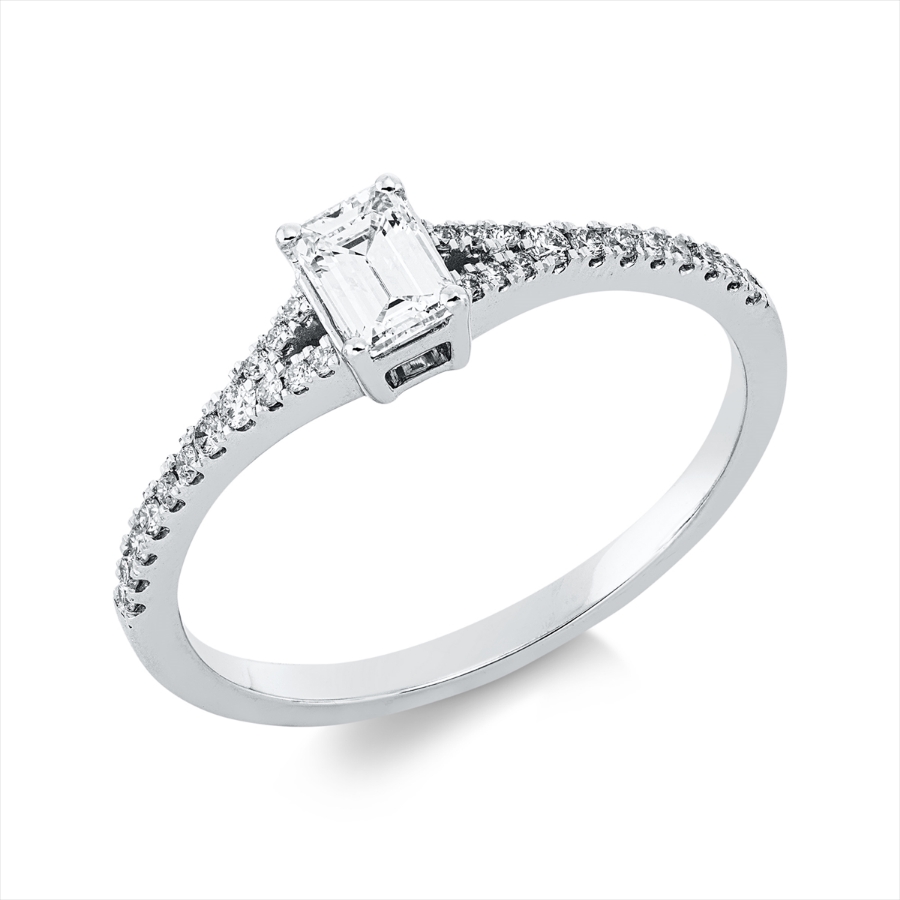 Ring 4er-Krappe 18 kt WG, GIA 2527706476