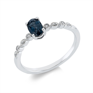 Ring 4er-Krappe 18 kt WG